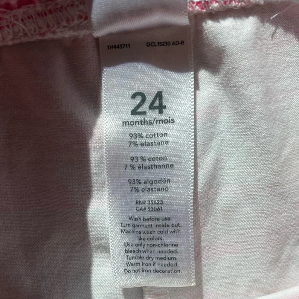 Carter’s Toddler Girl Striped Multi Rainbow Colored Leggings 24 Months
